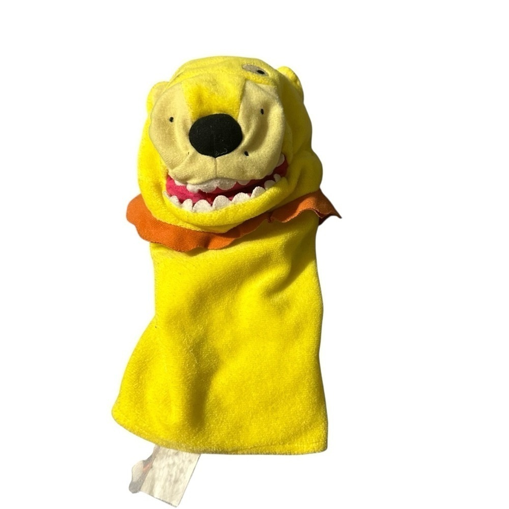 IKEA Yellow and Orange Lion Puppet